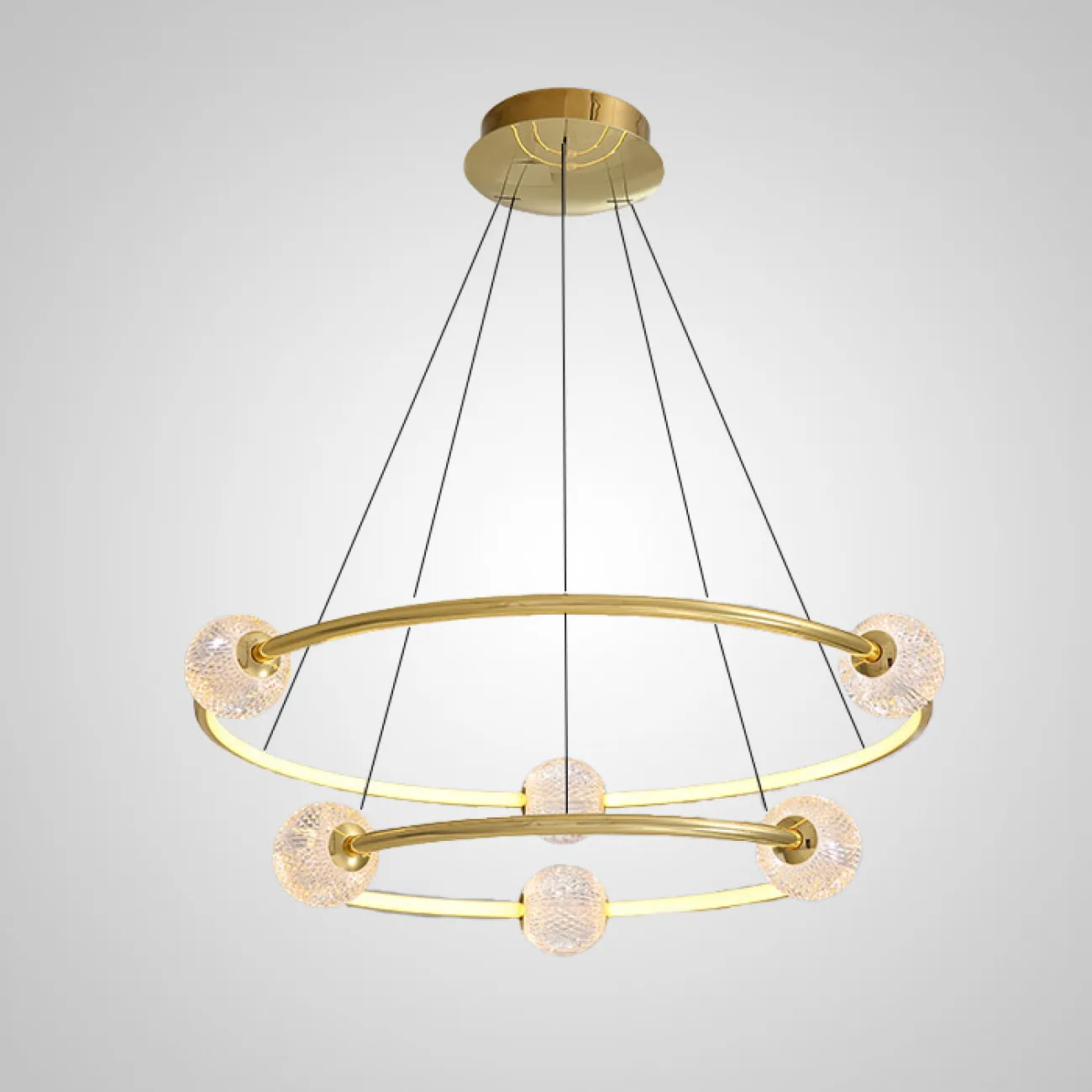 Подвесная люстра STORMS CH D89 D68 Chrome от ImperiumLoft