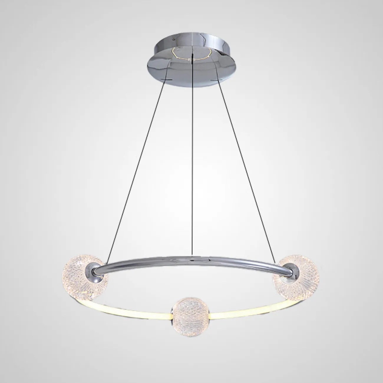 Подвесная люстра STORMS CH D89 D68 Chrome от ImperiumLoft