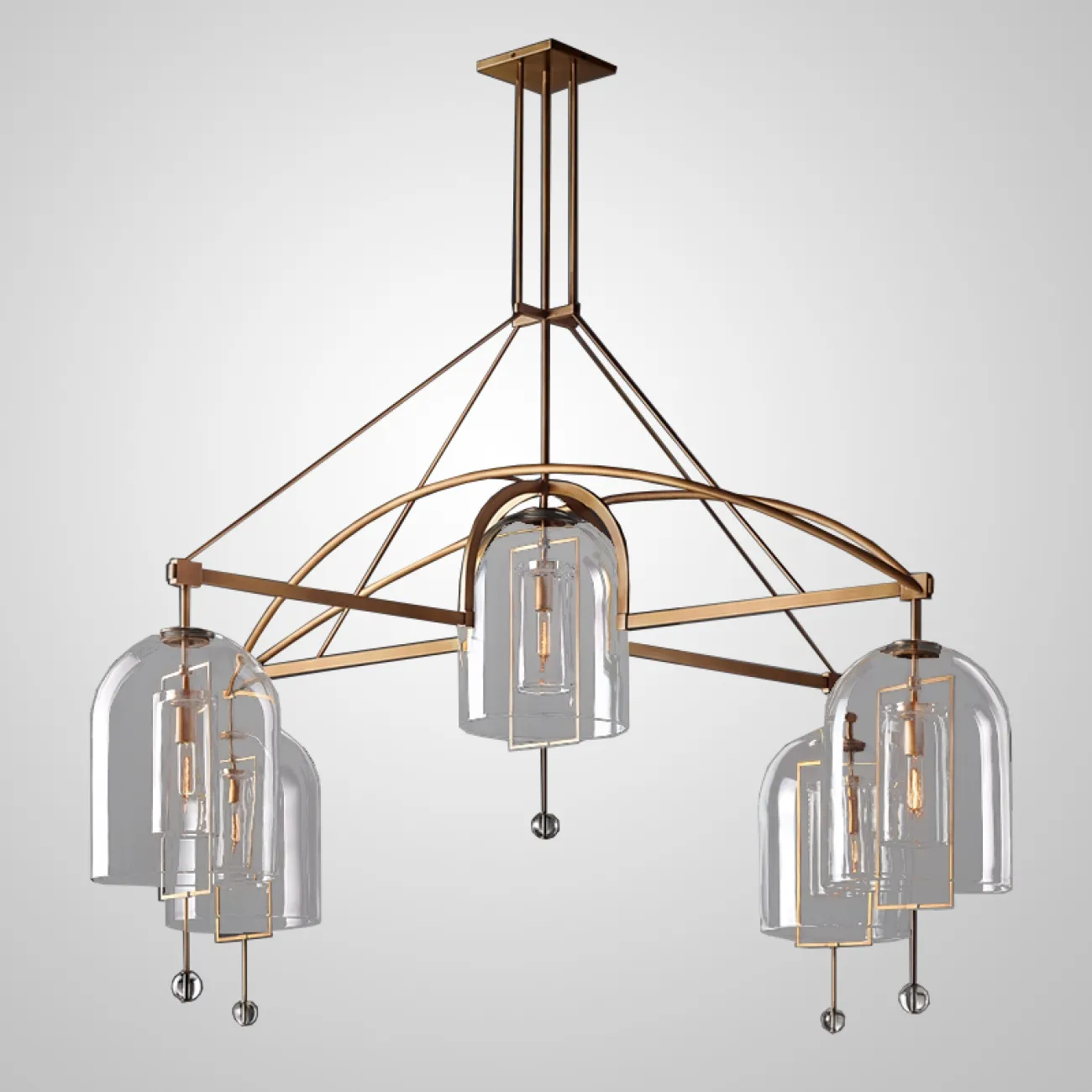 Потолочная люстра JOZEFINA CH L3 от ImperiumLoft