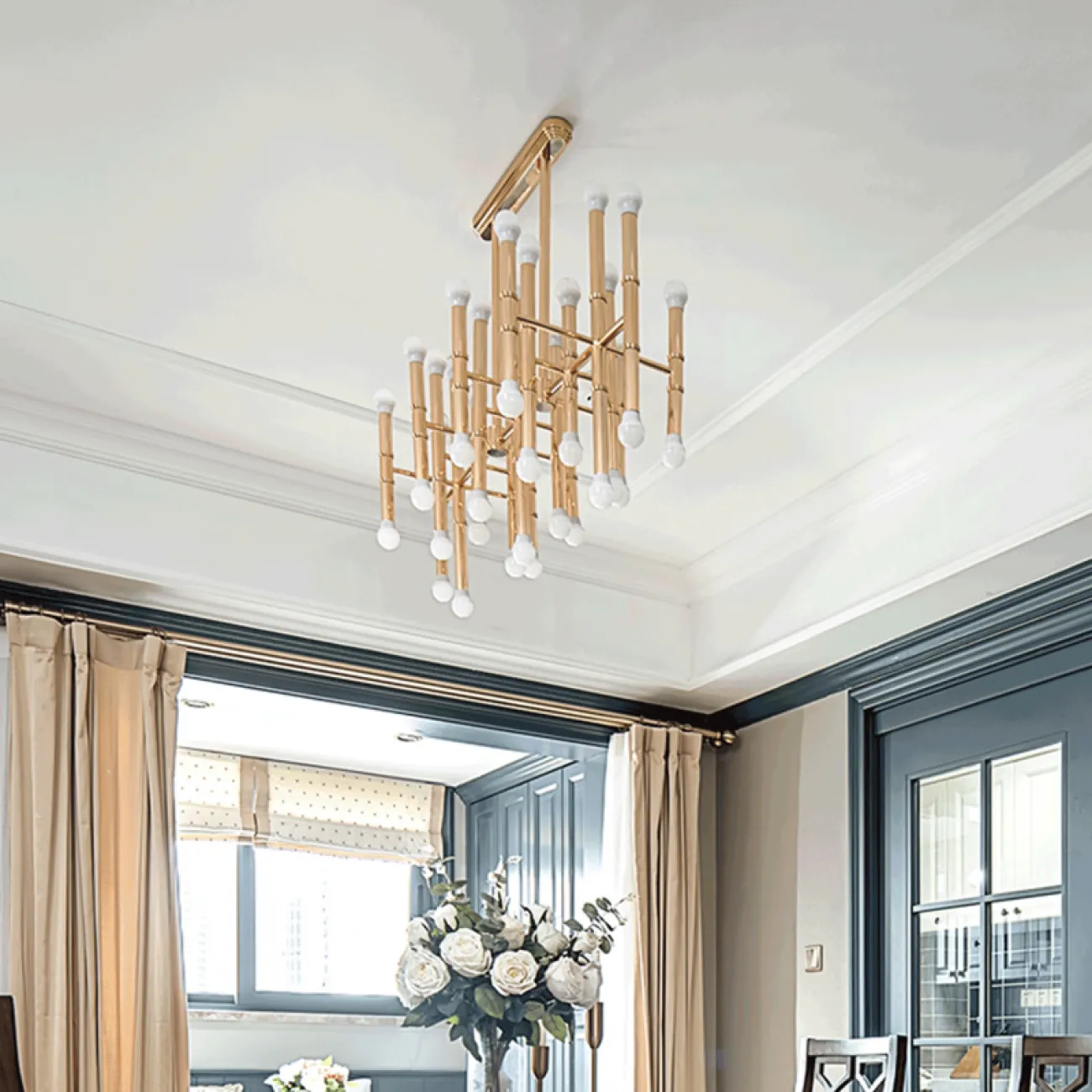 Подвесная рядная люстра CONSTA от ImperiumLoft