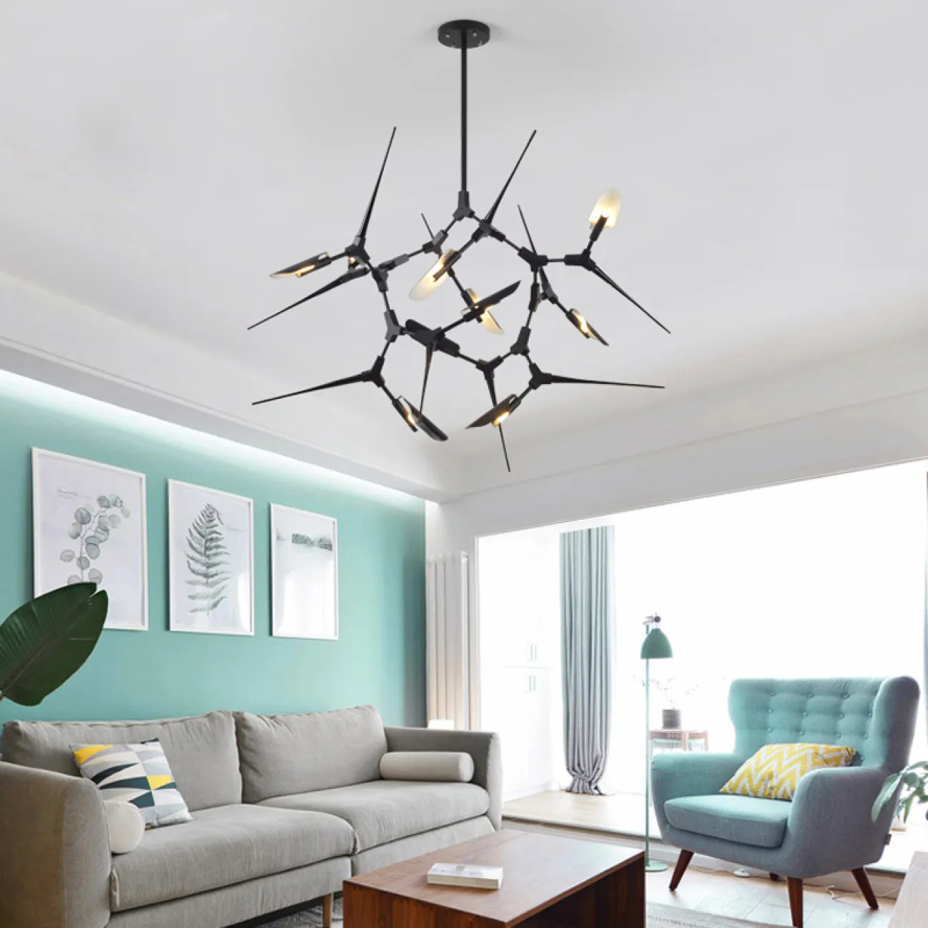 Дизайнерская люстра SPIKE AND THORN от ImperiumLoft