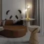 Настольная лампа ILIANA TAB Brass Black от ImperiumLoft