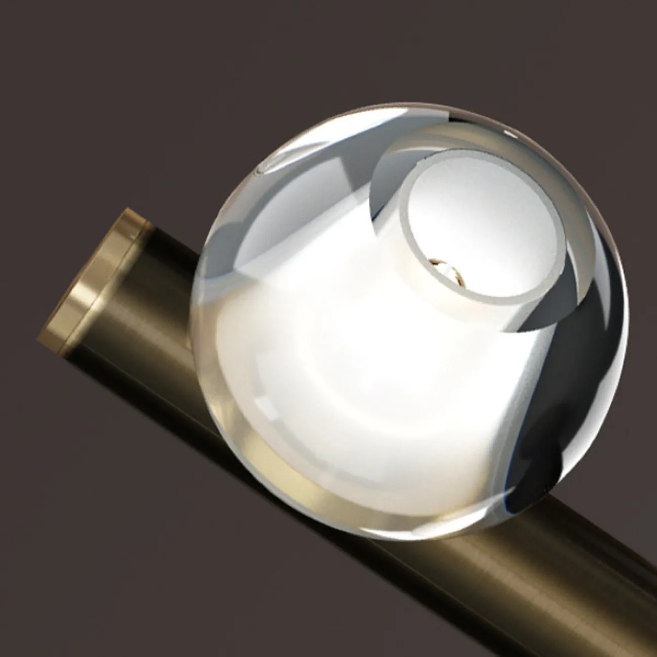 Настольная лампа ILIANA TAB Brass Black от ImperiumLoft