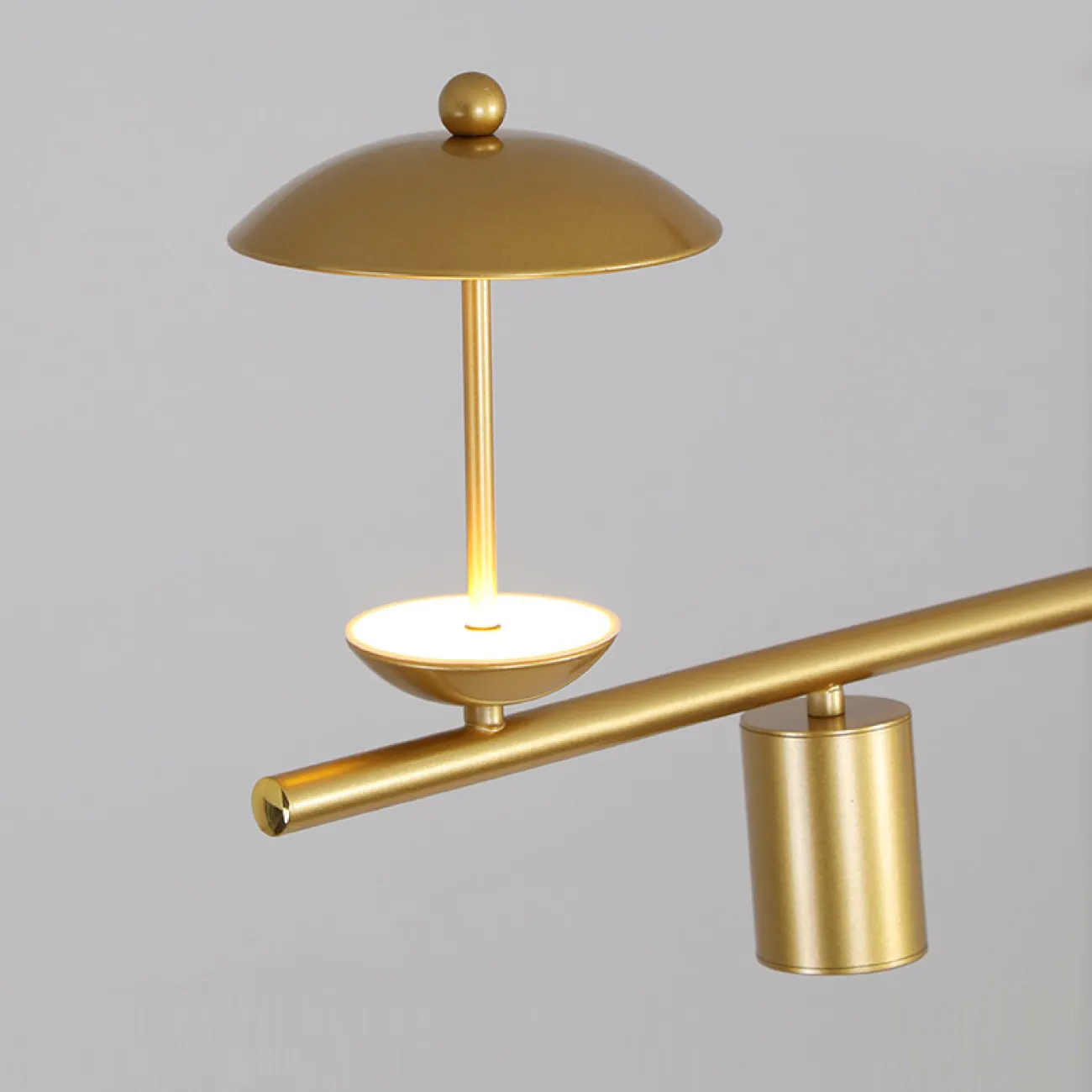 Подвесной светильник HETLEY L120 Gold Black от ImperiumLoft