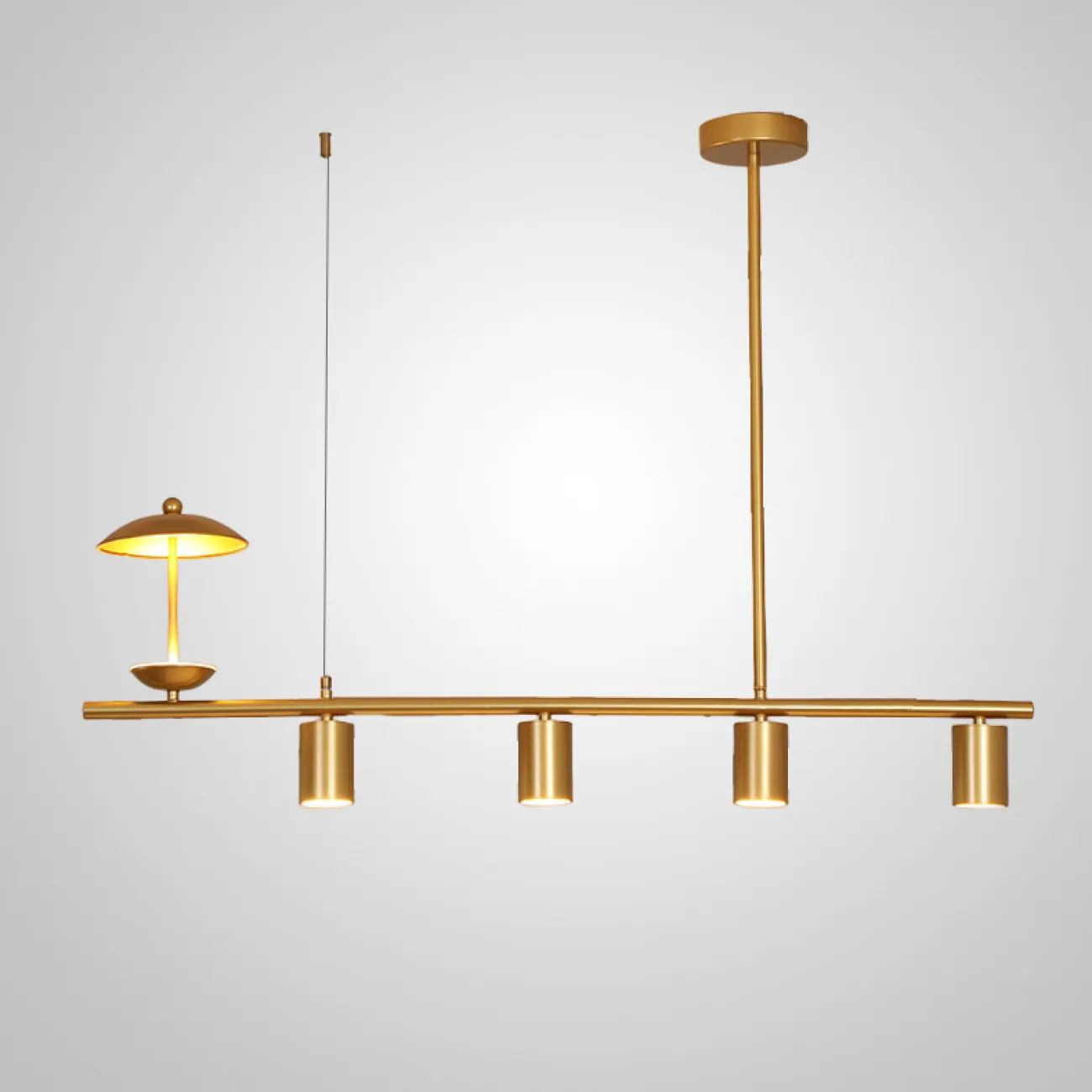 Подвесной светильник HETLEY L120 Gold Black от ImperiumLoft