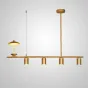 Подвесной светильник HETLEY L120 Gold Black от ImperiumLoft