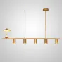 Подвесной светильник HETLEY L120 Gold Black от ImperiumLoft