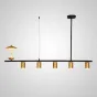 Подвесной светильник HETLEY L120 Gold Black от ImperiumLoft