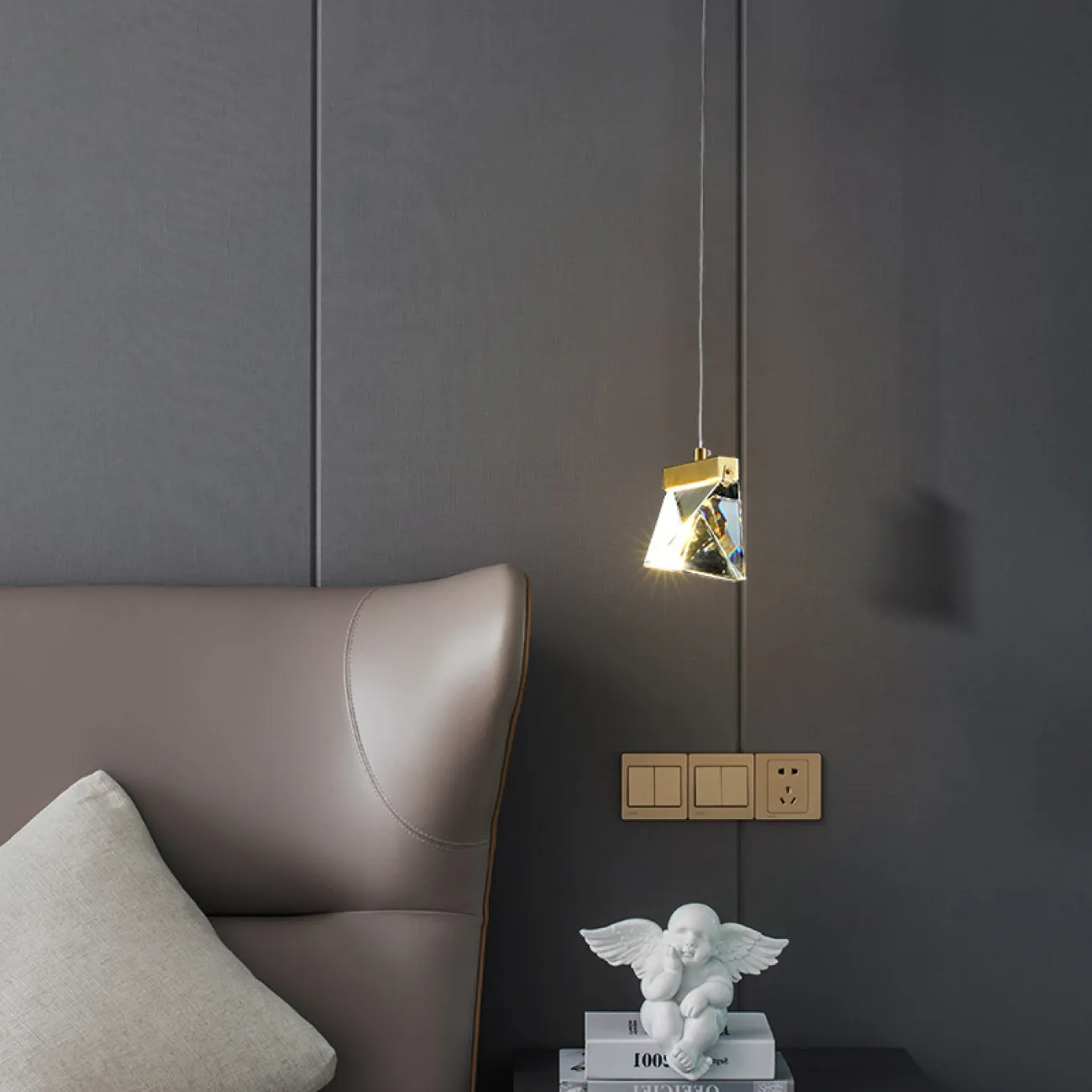 Подвесной светильник ALDIS brass 4000К от ImperiumLoft