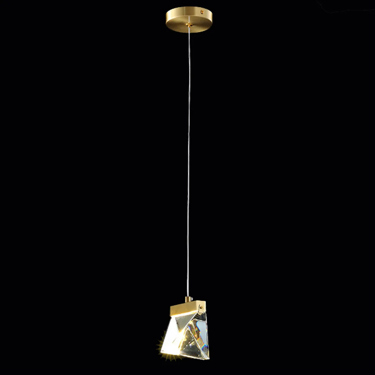 Подвесной светильник ALDIS brass 4000К от ImperiumLoft