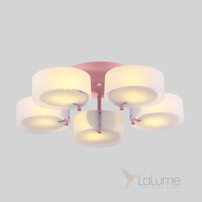Потолочная люстра HEDDA D73 5 lamps Pink от ImperiumLoft
