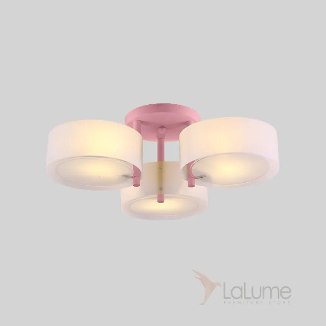Потолочная люстра HEDDA D54 3 lamps Pink от ImperiumLoft