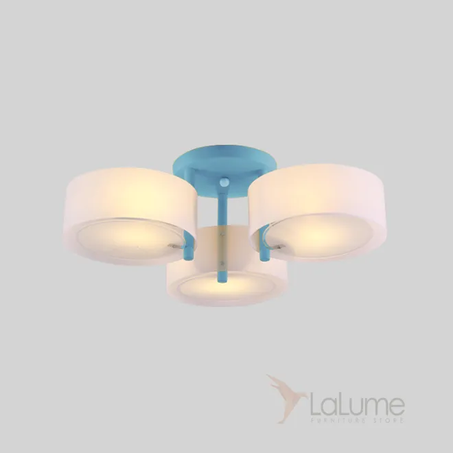 Потолочная люстра HEDDA D54 3 lamps Blue от ImperiumLoft