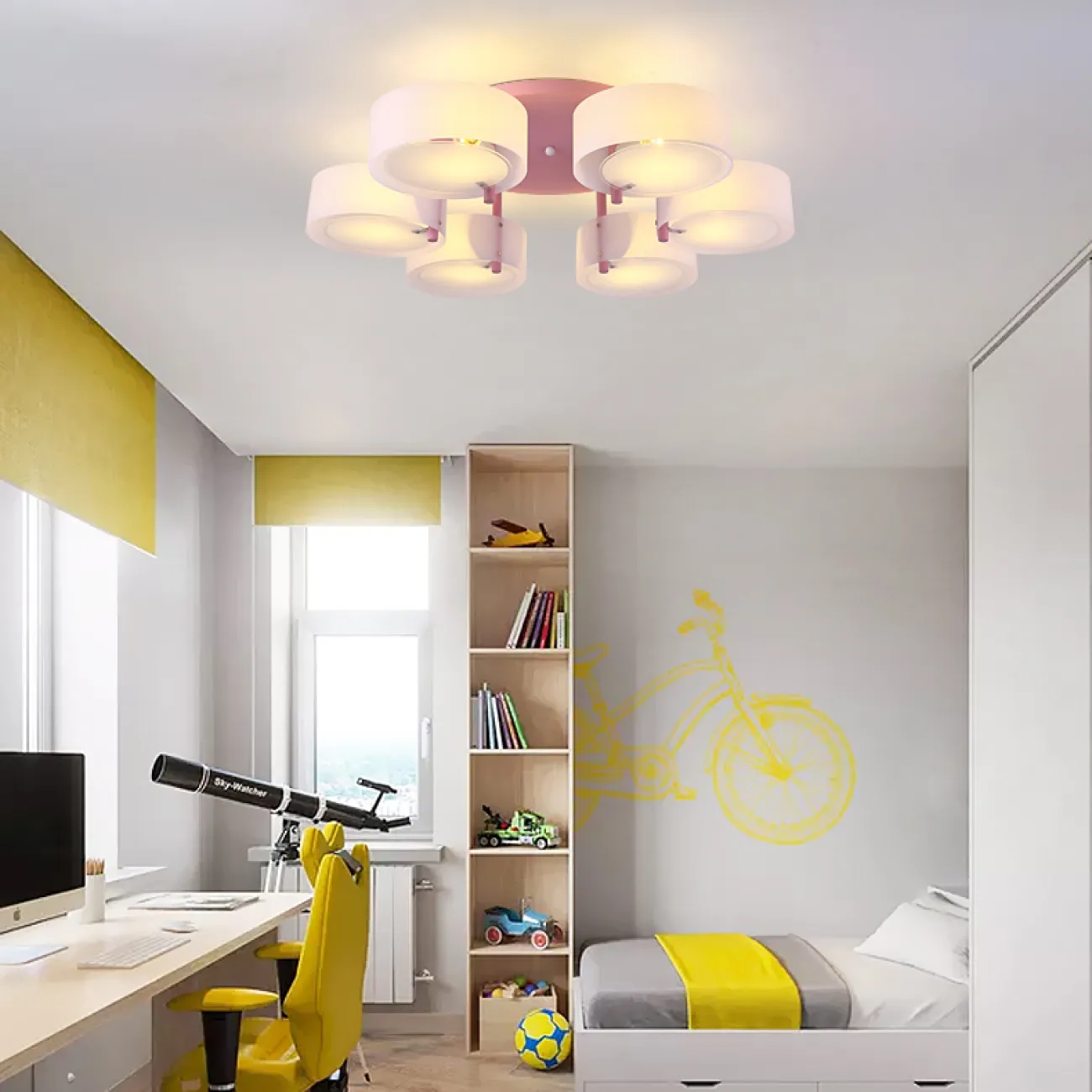 Потолочная люстра HEDDA D86 Blue от ImperiumLoft