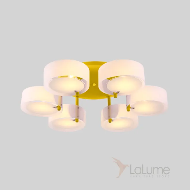 Потолочная люстра HEDDA D73 6 lamps Yellow от ImperiumLoft
