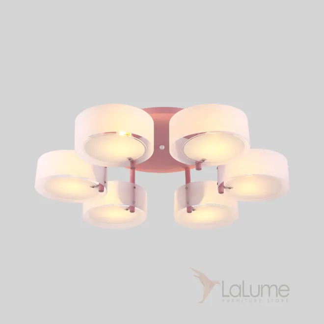 Потолочная люстра HEDDA D73 6 lamps Pink от ImperiumLoft