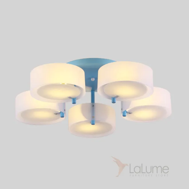 Потолочная люстра HEDDA D73 5 lamps Blue от ImperiumLoft
