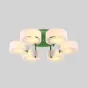 Потолочная люстра HEDDA D73 6 lamps Green от ImperiumLoft