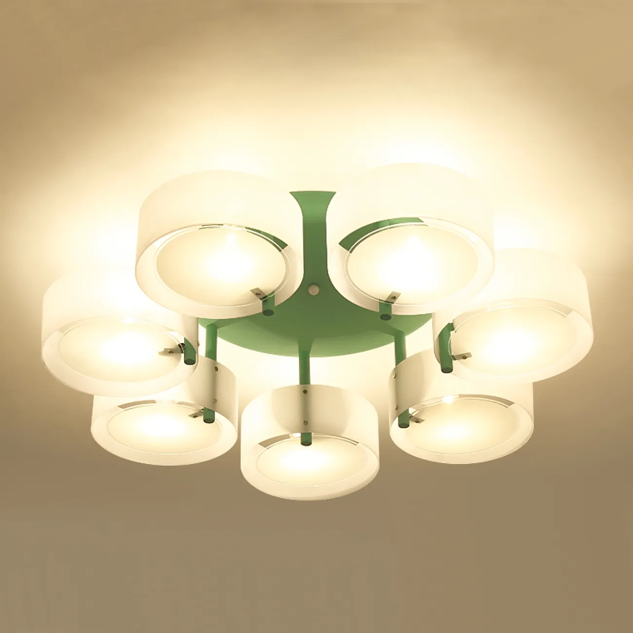 Потолочная люстра HEDDA D86 Yellow от ImperiumLoft