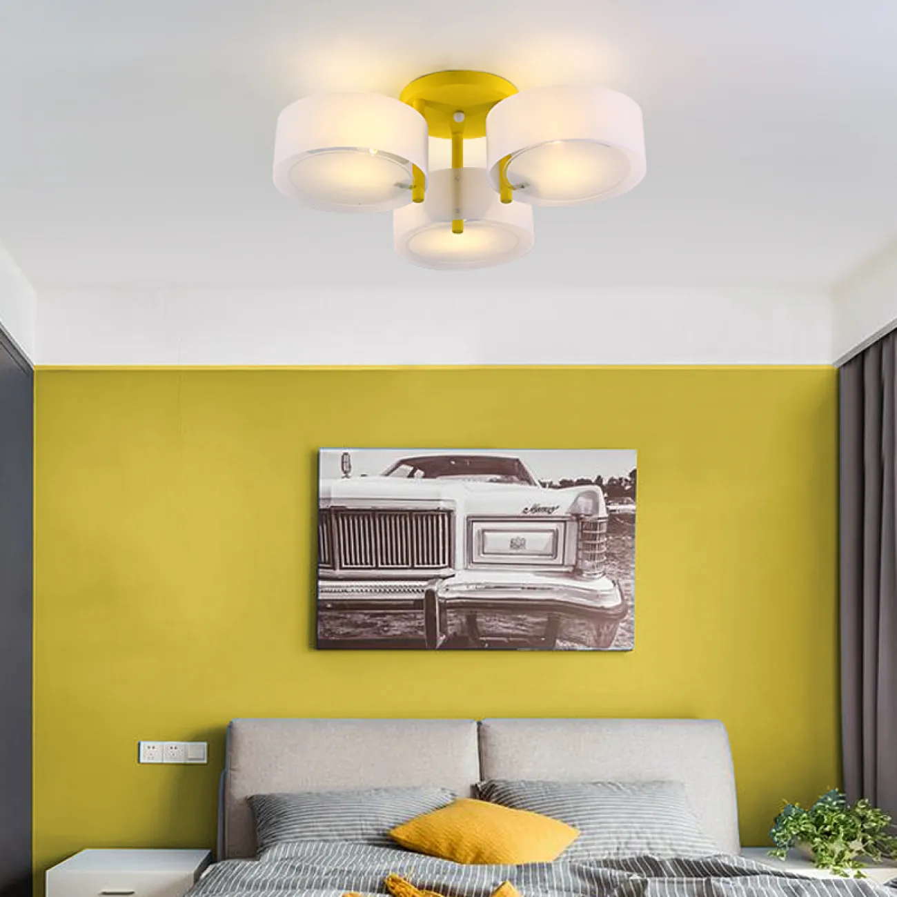 Потолочная люстра HEDDA D86 Green от ImperiumLoft