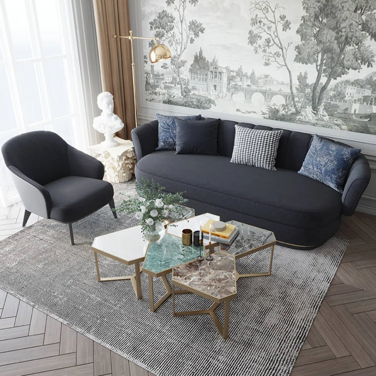 Дизайнерское кресло LaLume-KK00260 Дизайнерское кресло LaLume-KK00260