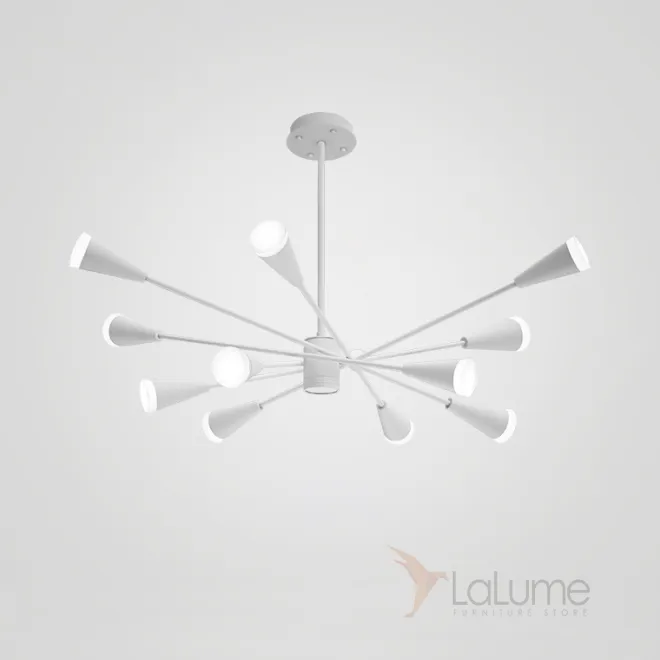 Подвесная люстра MILTON 12 Белый от ImperiumLoft