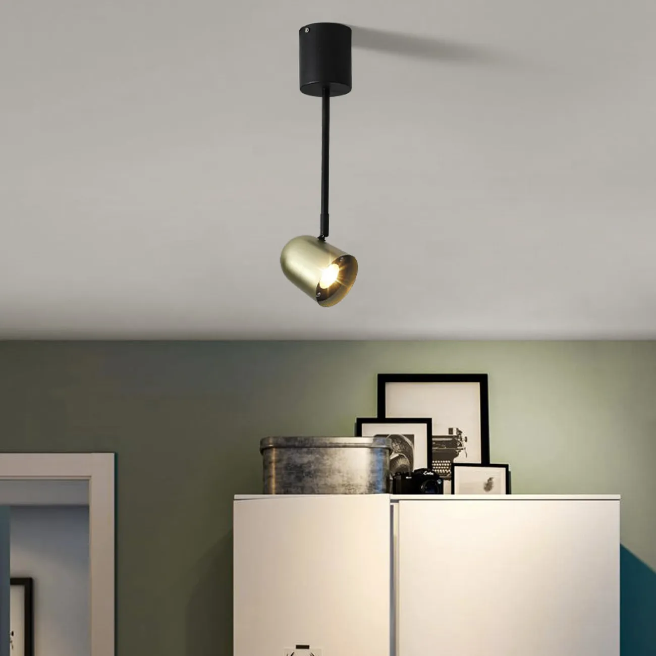 Точечный светильник MATRIX L1 Nickel от ImperiumLoft