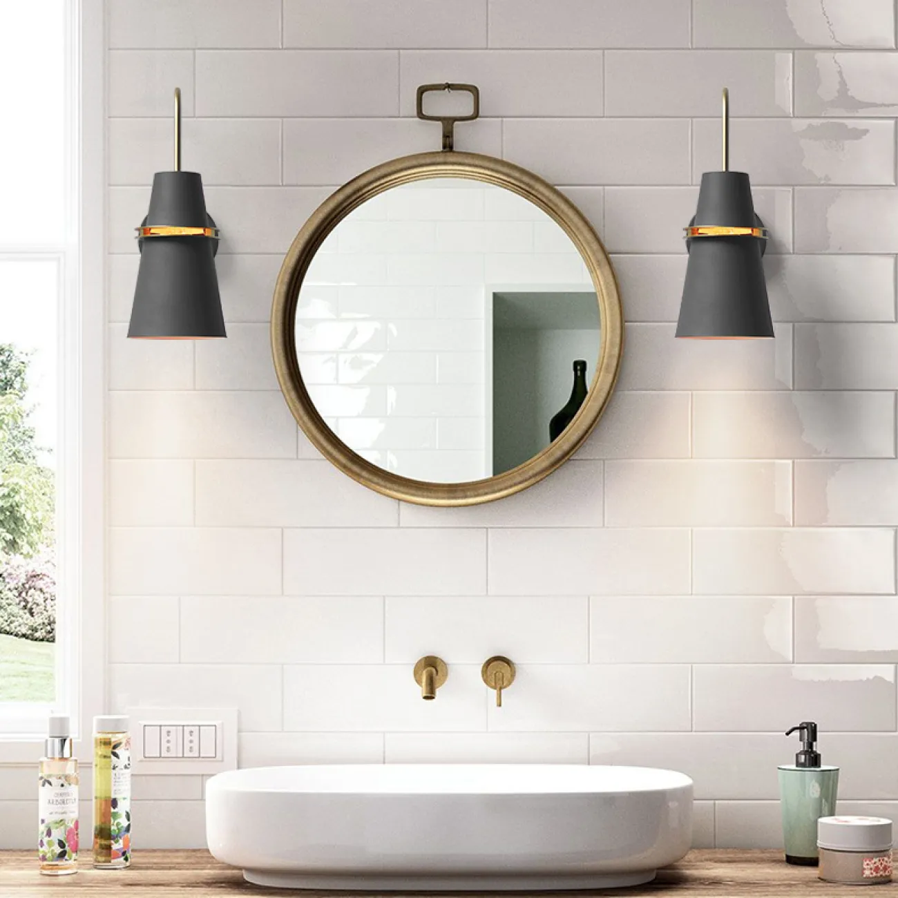 НАСТЕННЫЙ СВЕТИЛЬНИК БРА REINAR WALL Синий от ImperiumLoft