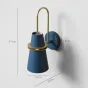 НАСТЕННЫЙ СВЕТИЛЬНИК БРА REINAR WALL Синий от ImperiumLoft