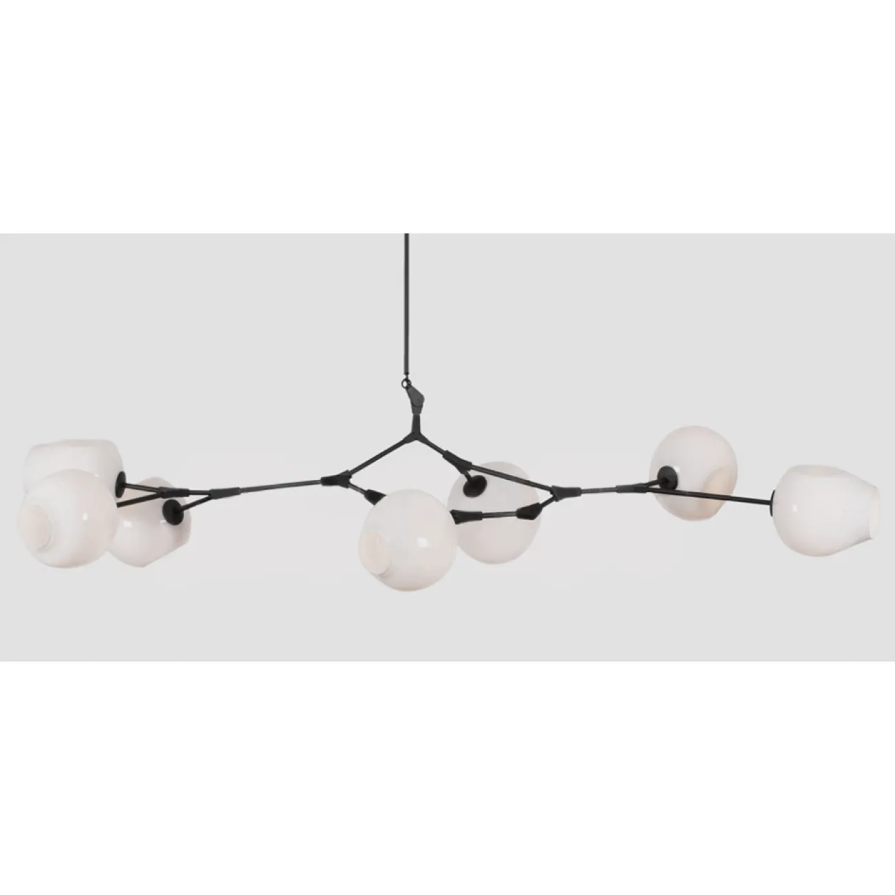 Люстра Сrumpled Bubble White Glass от ImperiumLoft