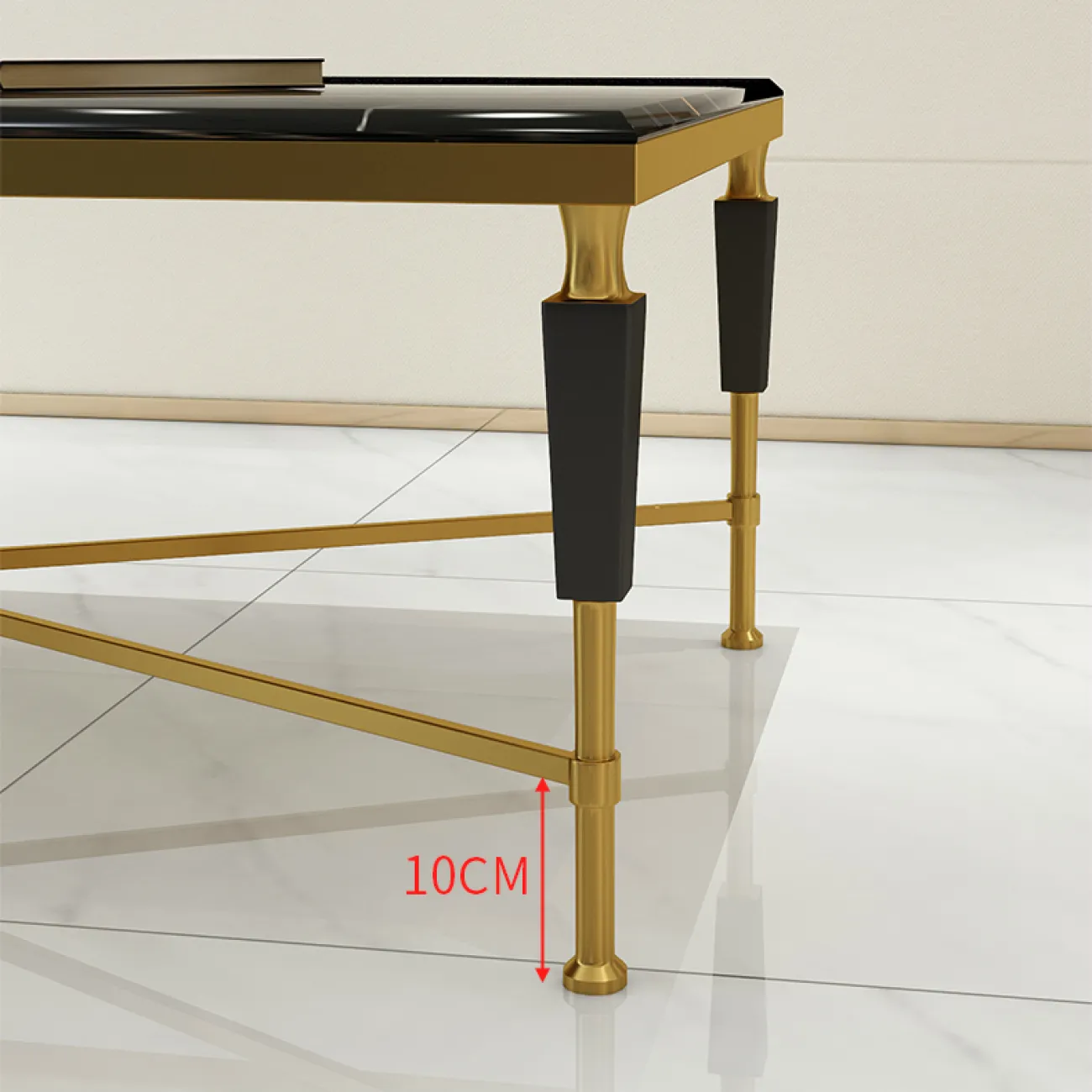 Дизайнерский мраморный журнальный столик - LaLume-AP00336