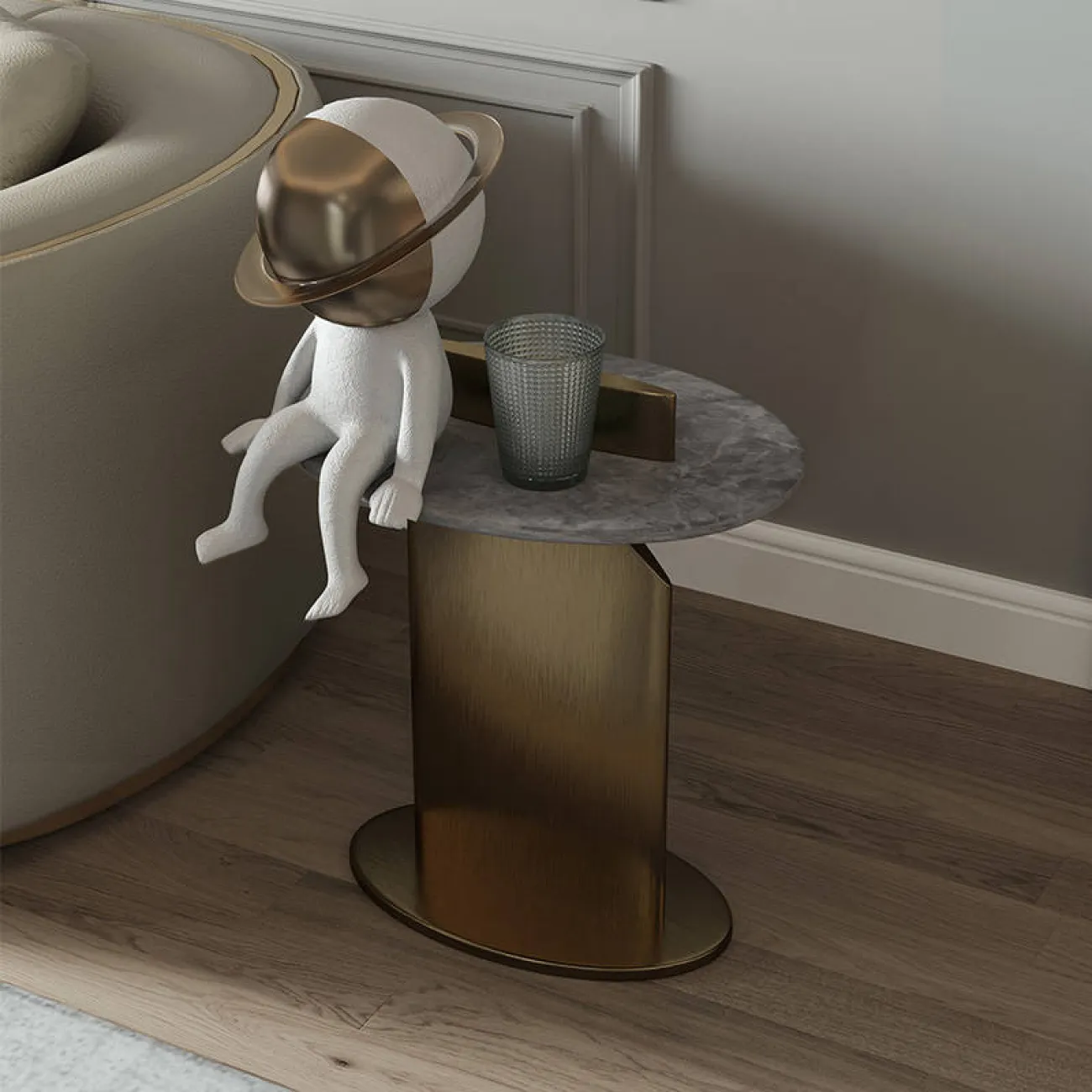 Дизайнерский журнальный столик - LaLume-AP00357