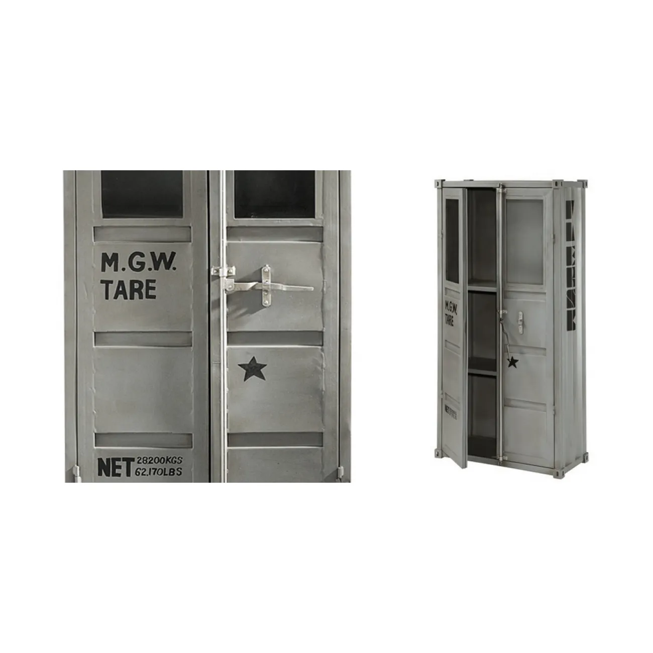 Шкаф-витрина Sea Container M.G.W. от LaLume