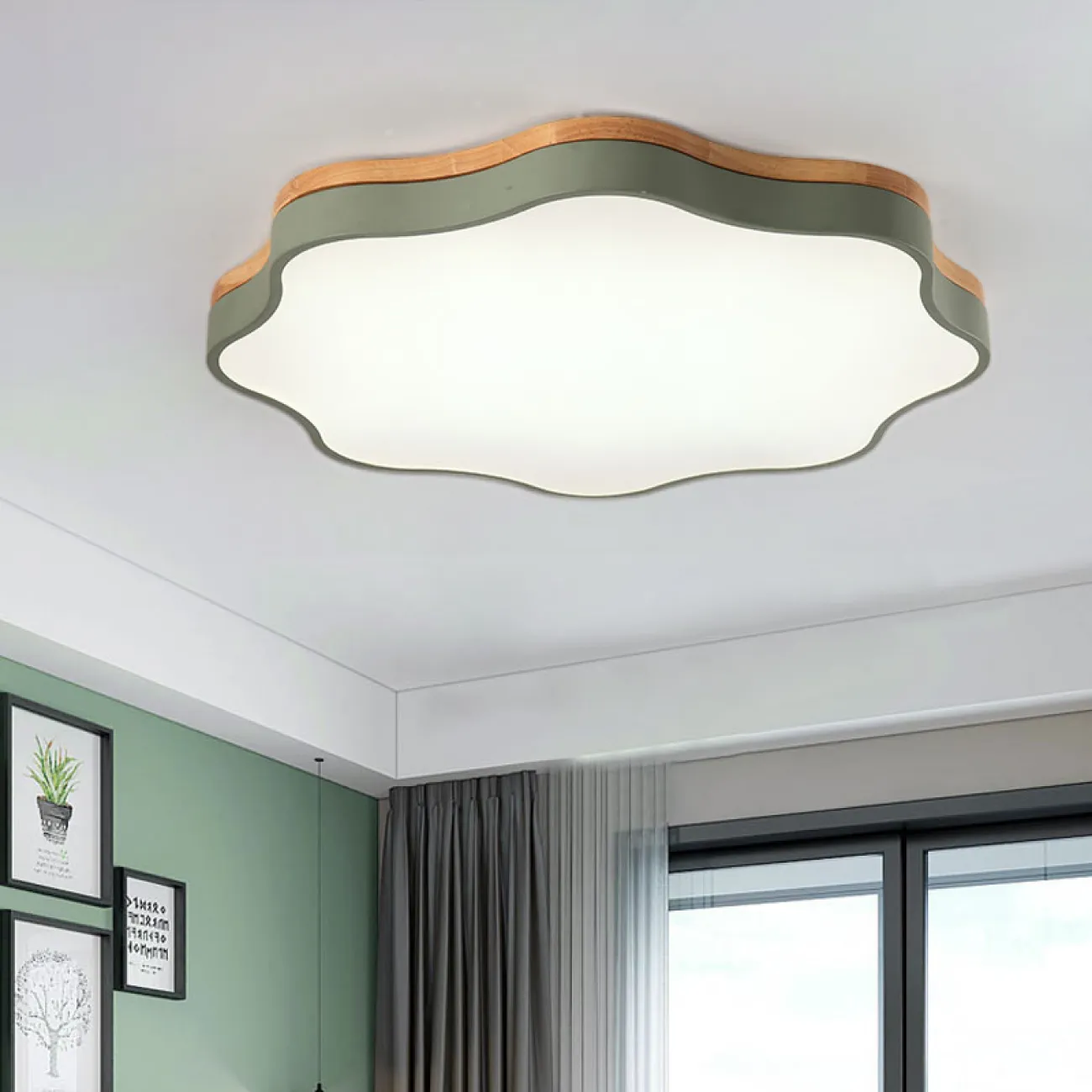 Потолочный светильник FLORA D55 Green от ImperiumLoft