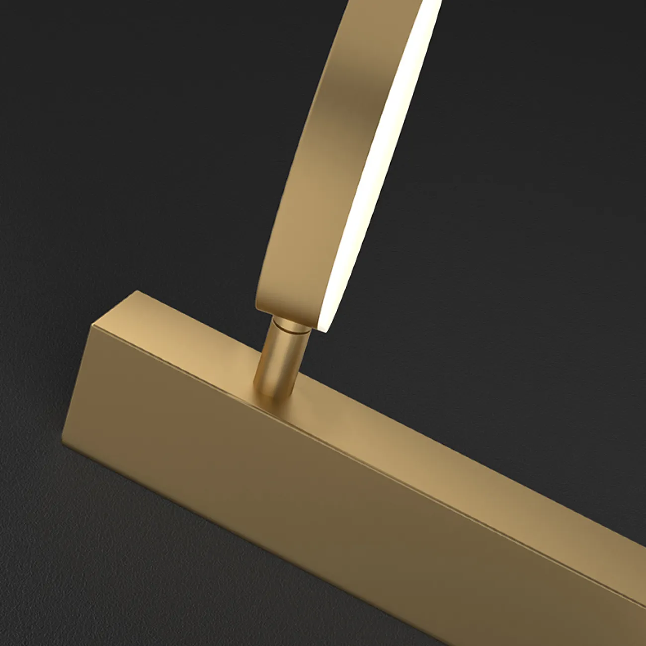 Настенный светодиодный светильник с дисковидным поворотным плафоном на кронштейне с круглым и прямоугольным креплением DENZIL LUX