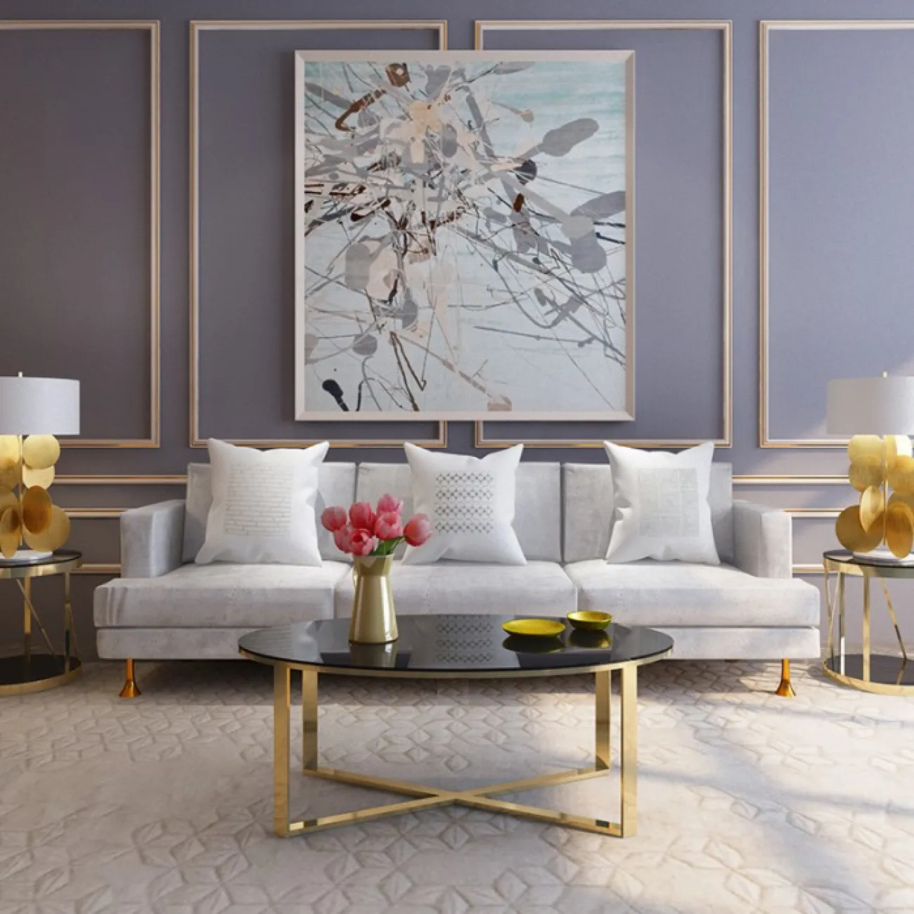 Дизайнерский журнальный столик LaLume-AP00201 Дизайнерский журнальный столик LaLume-AP00201