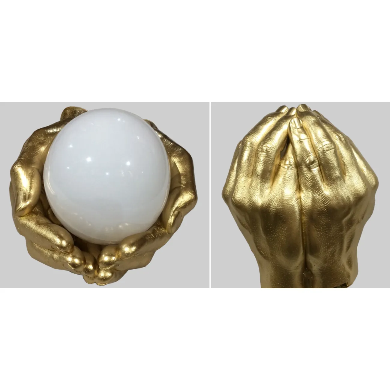 Бра Glowing Ball In The Gold Hands от LaLume