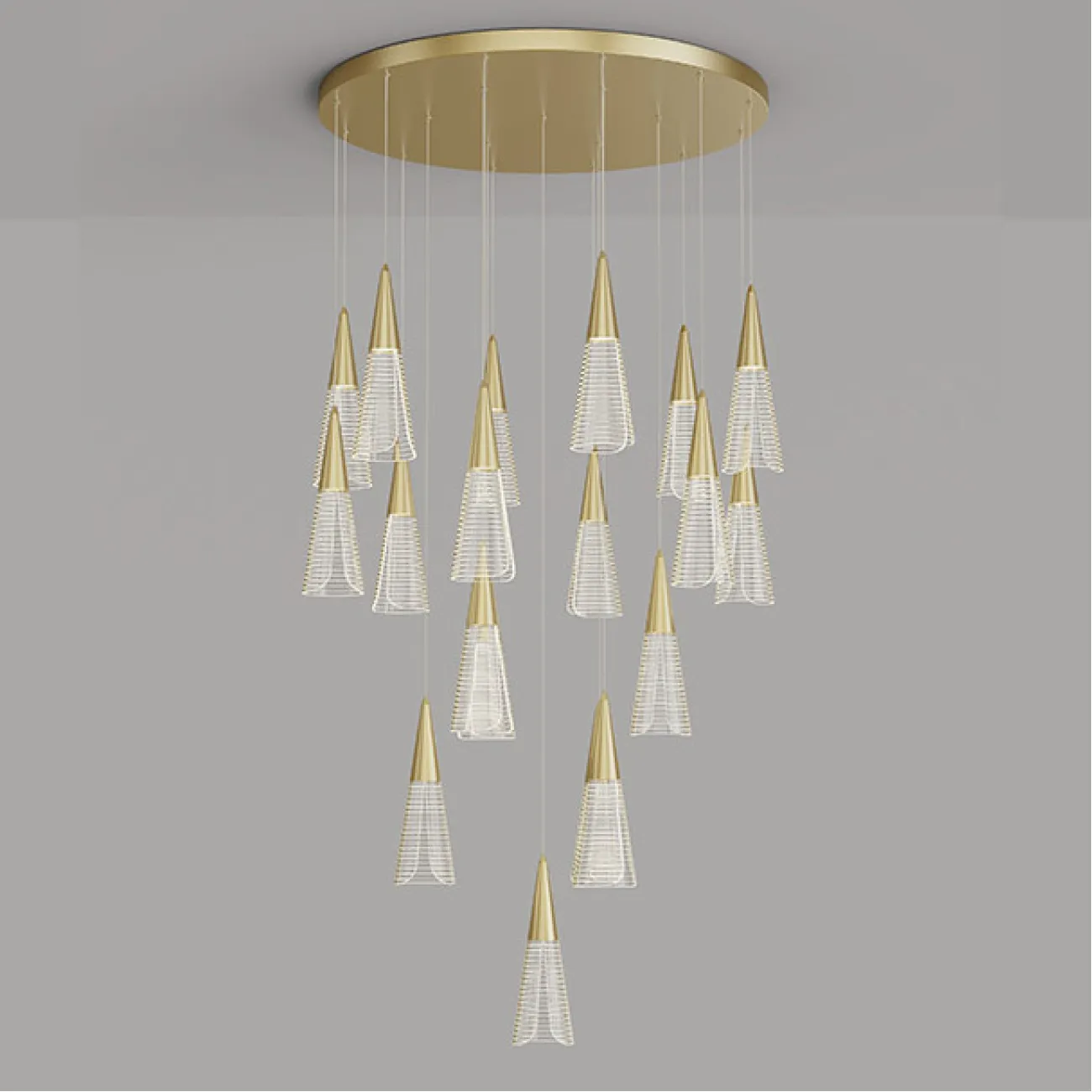 Подвесной светильник MANDORA L3 Black Планка от ImperiumLoft Подвесной светильник MANDORA L3 Black Планка от ImperiumLoft