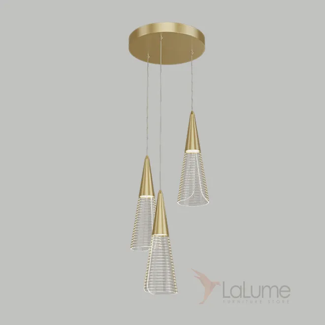 Подвесной светильник MANDORA L3 Brass Диск от ImperiumLoft