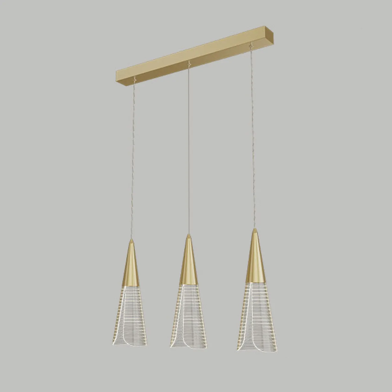 Подвесной светильник MANDORA L3 Black Планка от ImperiumLoft Подвесной светильник MANDORA L3 Black Планка от ImperiumLoft