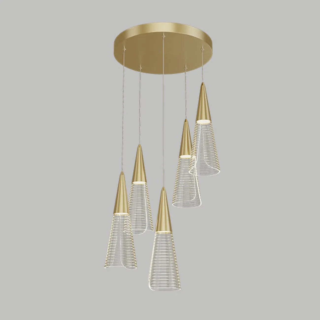 Подвесной светильник MANDORA L3 Black Планка от ImperiumLoft Подвесной светильник MANDORA L3 Black Планка от ImperiumLoft