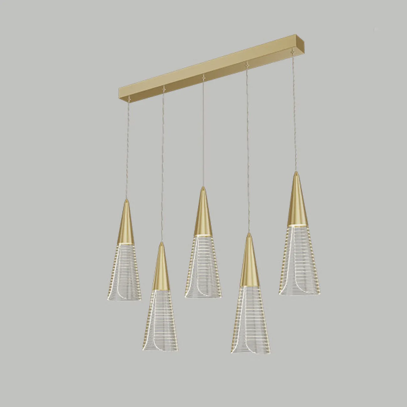 Подвесной светильник MANDORA L3 Black Планка от ImperiumLoft Подвесной светильник MANDORA L3 Black Планка от ImperiumLoft