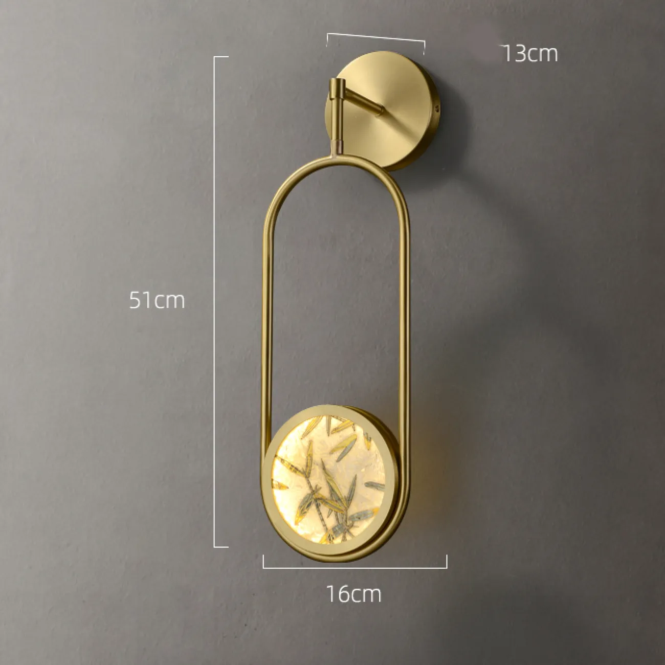 Настенный светильник AKIRA WALL FRAME H70 от ImperiumLoft