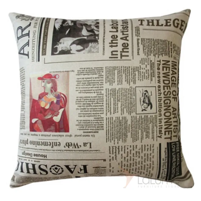 Декоративная подушка News Paper от LaLume