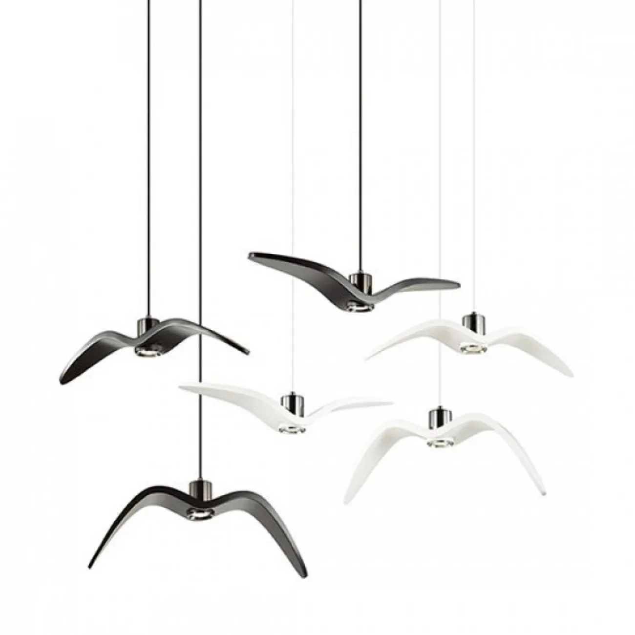 Подвесной светильник Brokis Night Birds black от ImperiumLoft