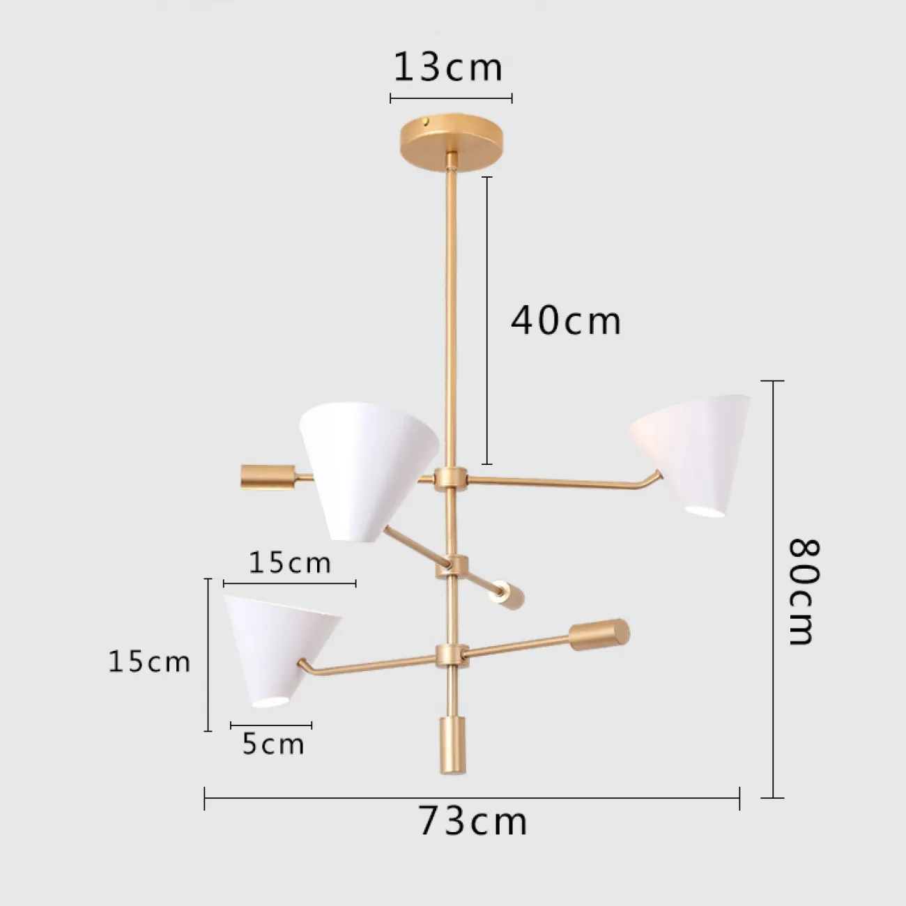 Люстра на штанге CORNET от ImperiumLoft