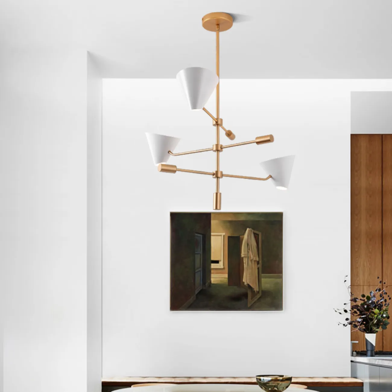 Люстра на штанге CORNET от ImperiumLoft