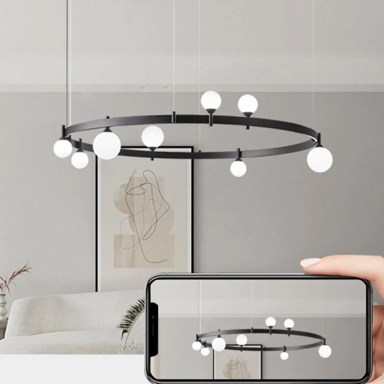 Подвесная люстра DINO D82 от ImperiumLoft