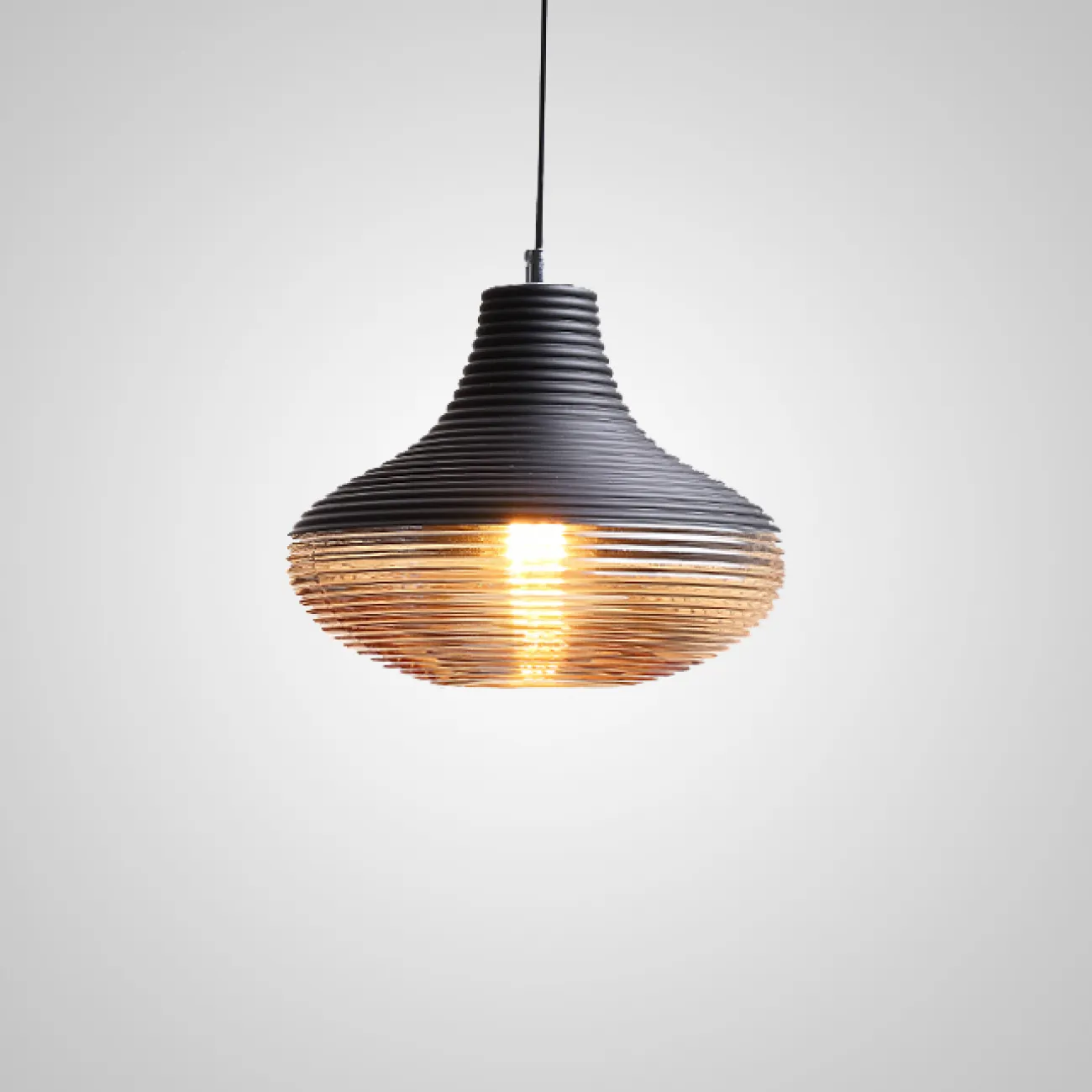 Подвесной светильник RENORD D16 black amber от ImperiumLoft