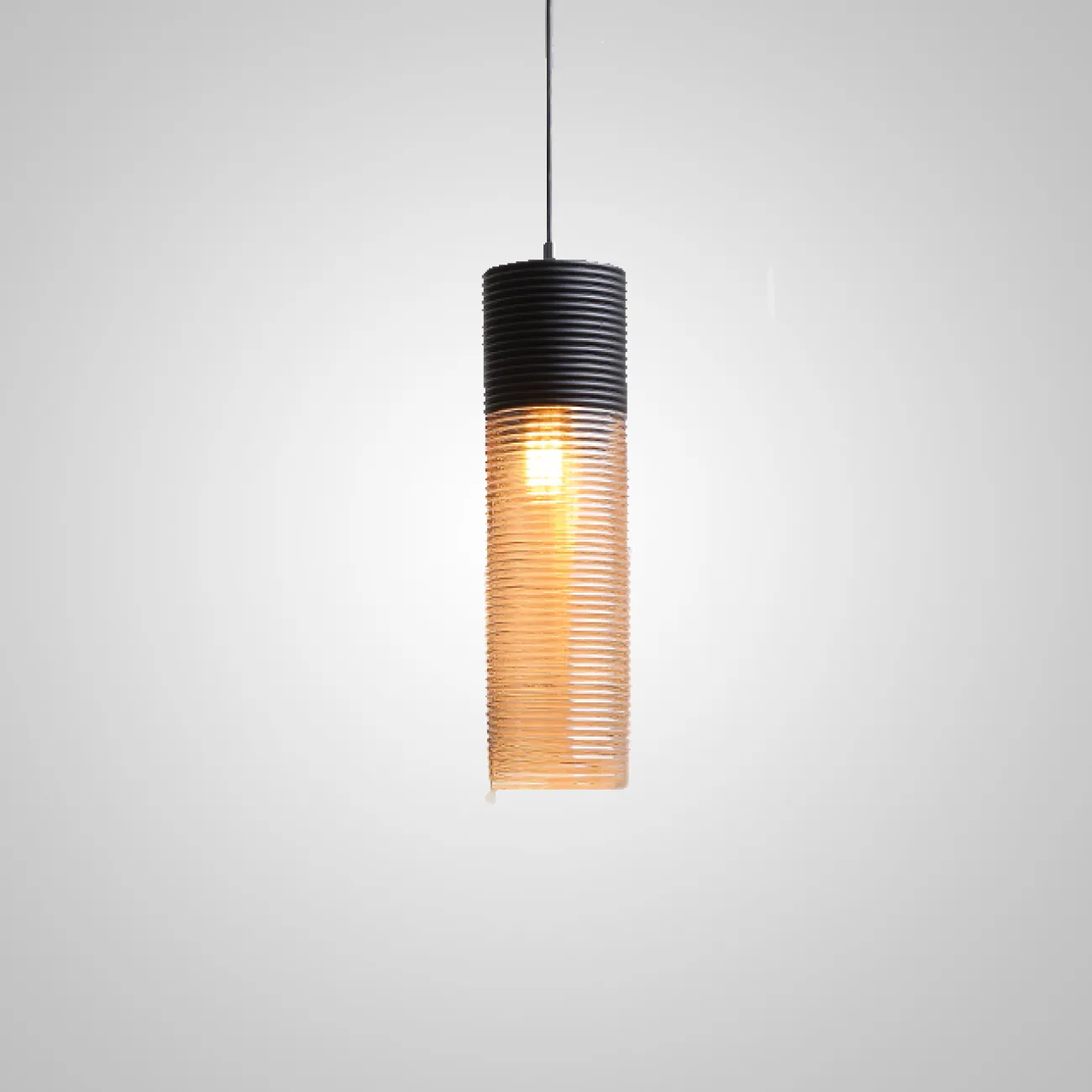 Подвесной светильник RENORD D26 black amber от ImperiumLoft